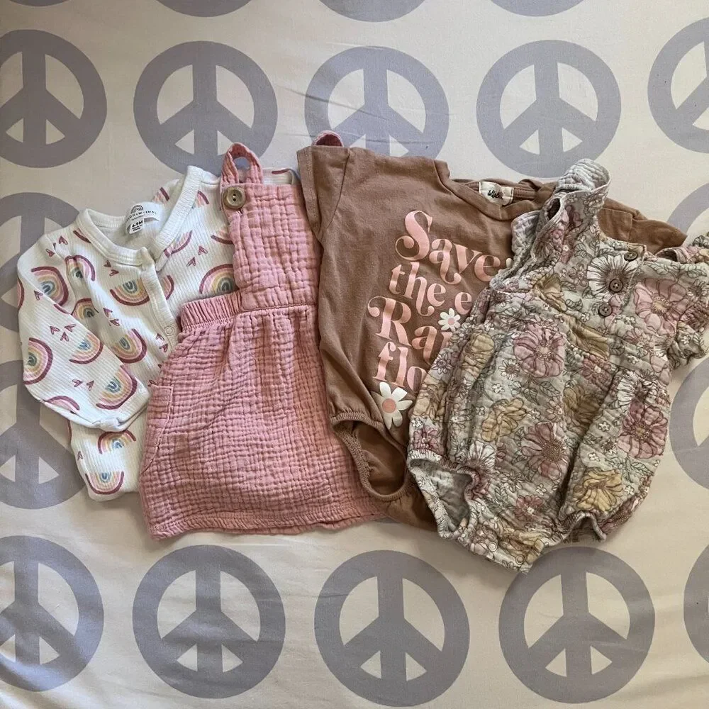 Tullabee, Rabbit + Bear Girls 6-9 month bundle